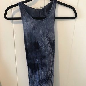 SALE!!! Blue tie dye dress